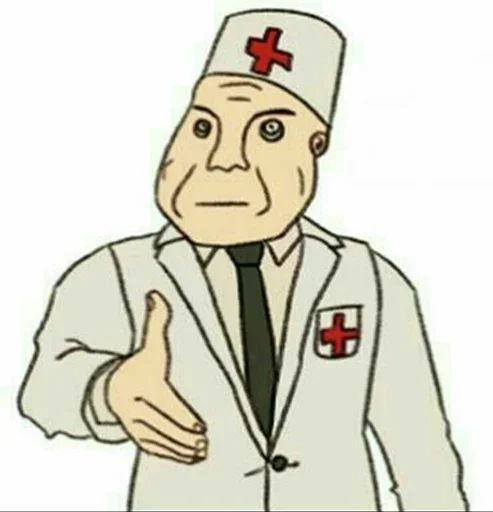 🏥 Стикер «На все случаи жизне» для Telegram