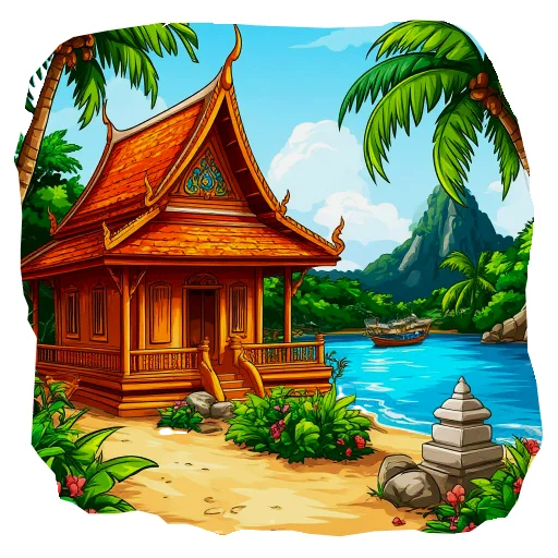 🏝 Стикер «Тусуйся правильно» для Telegram