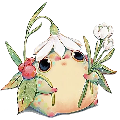 🐸 Стикер «Forest Fairy» для Telegram