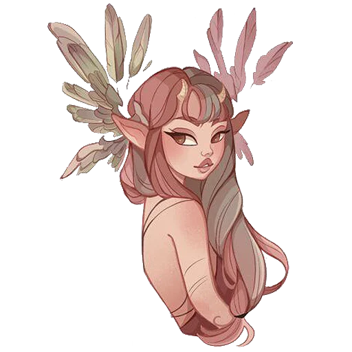 🌿 Стикер «Forest Fairy» для Telegram