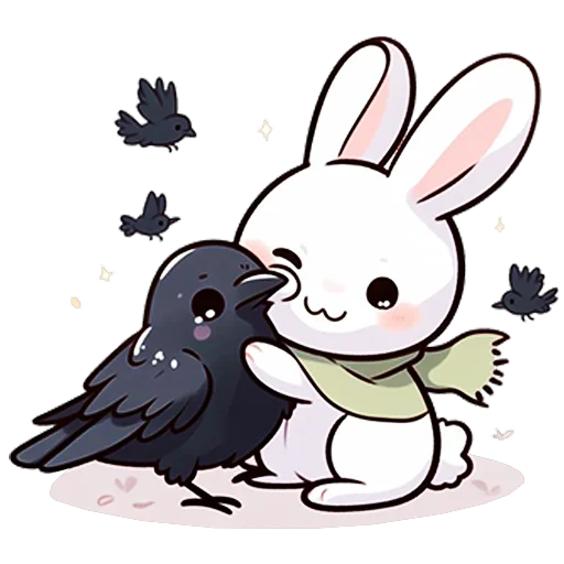 🐦‍⬛️ Стикер «Forest Fairy» для Telegram