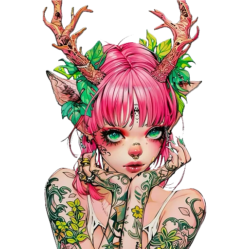 🦌 Стикер «Forest Fairy» для Telegram