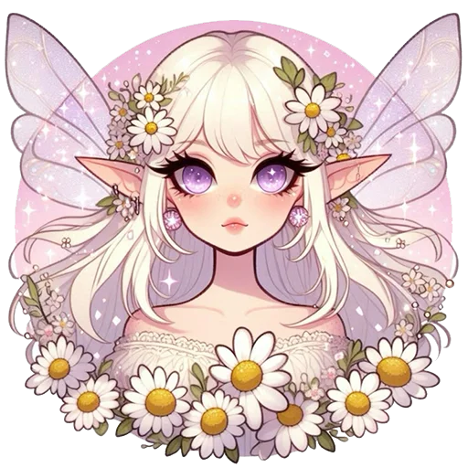 💜 Стикер «Forest Fairy» для Telegram