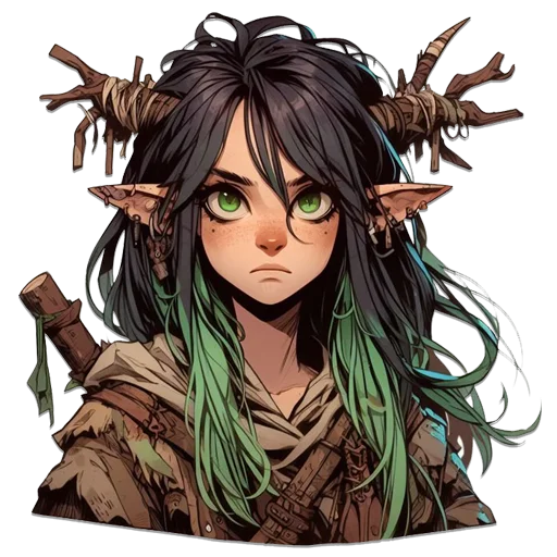 🦌 Стикер «Forest Fairy» для Telegram