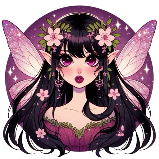 💜 Стикер «Forest Fairy» для Telegram