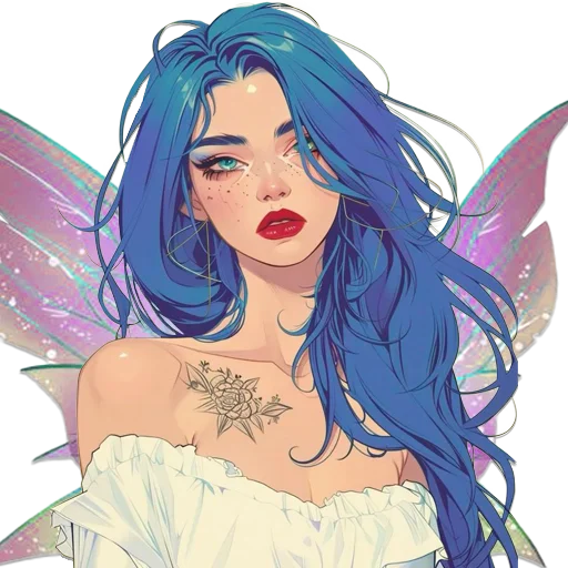💙 Стикер «Forest Fairy» для Telegram