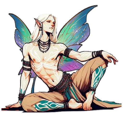 💙 Стикер «Forest Fairy» для Telegram