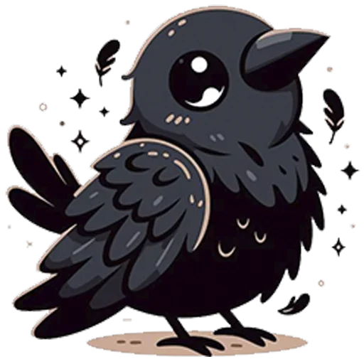 🐦‍⬛️ Стикер «Forest Fairy» для Telegram