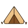 ⛺ Эмодзи «forest vibe» для Telegram