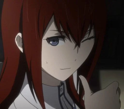 👍 Стикер «Kurisu Makise» для Telegram
