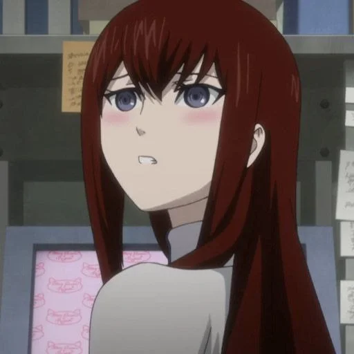 😳 Стикер «Kurisu Makise» для Telegram
