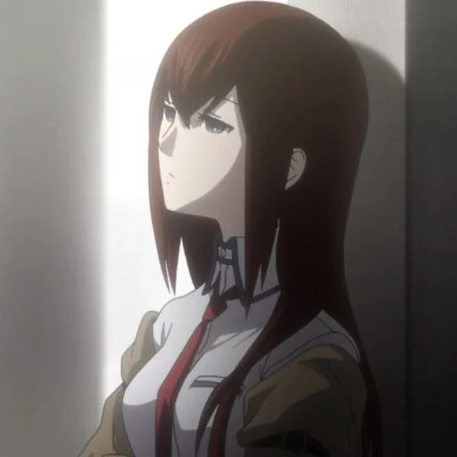 😑 Стикер «Kurisu Makise» для Telegram