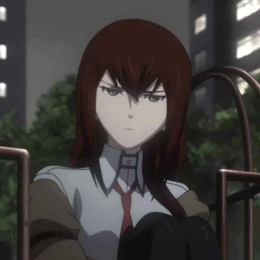 😑 Стикер «Kurisu Makise» для Telegram