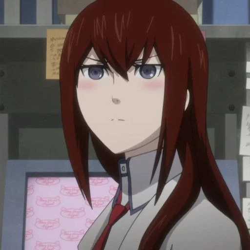 😠 Стикер «Kurisu Makise» для Telegram