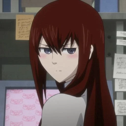 😒 Стикер «Kurisu Makise» для Telegram