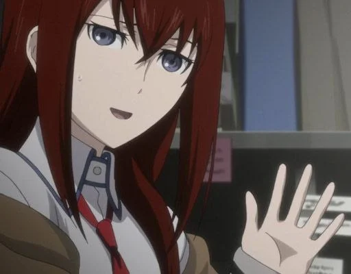 👋 Стикер «Kurisu Makise» для Telegram