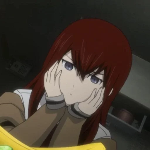 🤔 Стикер «Kurisu Makise» для Telegram