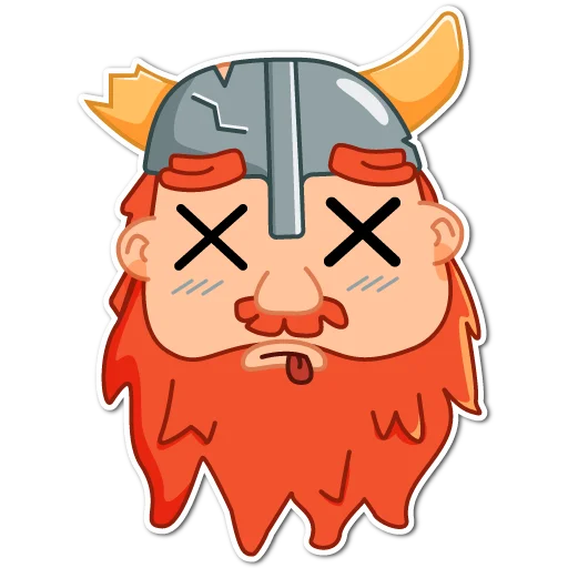 😵 Стикер «Viking» для Telegram