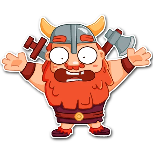 😮 Стикер «Viking» для Telegram