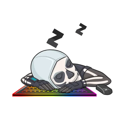 😴 Стикер «Королевские стикеры» для Telegram