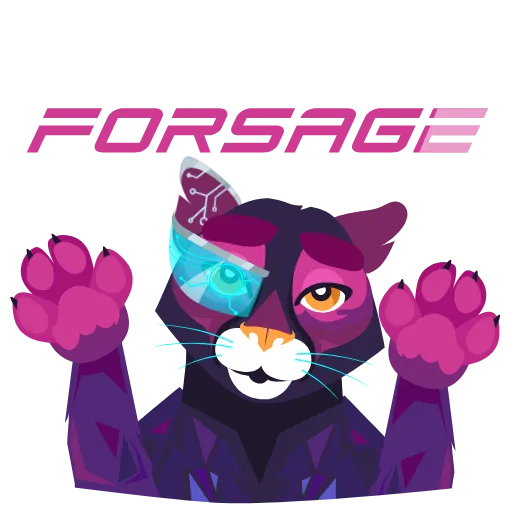 🙌 Стикер «forsageio_official» для Telegram