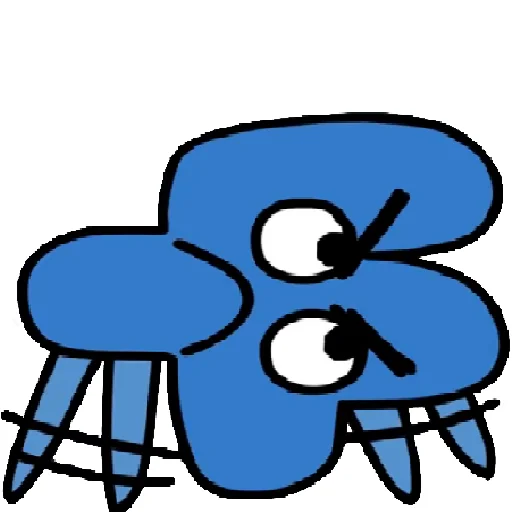 😡 Стикер «Четверка Four BFB» для Telegram