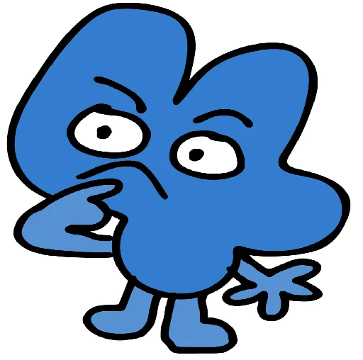 🤔 Стикер «Четверка Four BFB» для Telegram