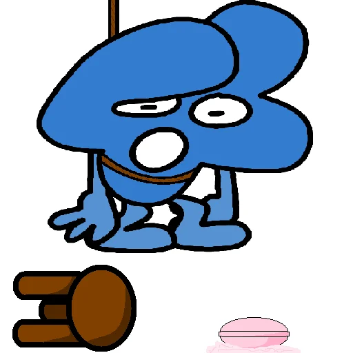 😵 Стикер «Четверка Four BFB» для Telegram