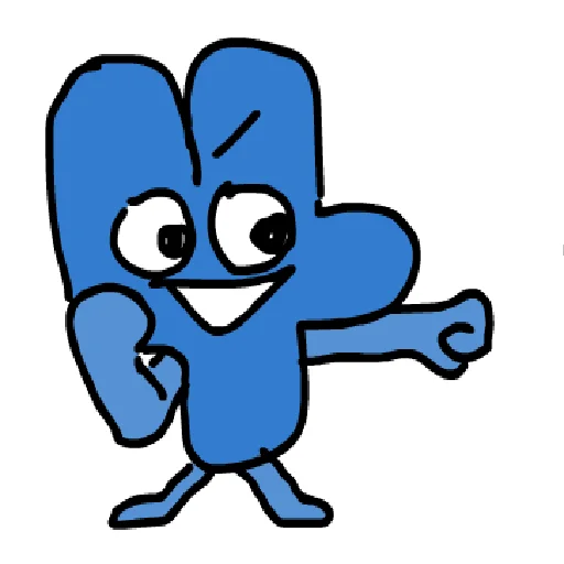 😁 Стикер «Четверка Four BFB» для Telegram