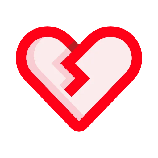 💔 Эмодзи «Красные буквы, любовные иконки» для Telegram