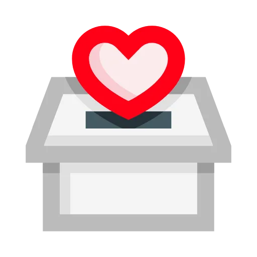 📮 Эмодзи «Красные буквы, любовные иконки» для Telegram