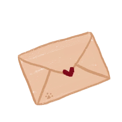 💌 Стикер «Fox and rabbit» для Telegram