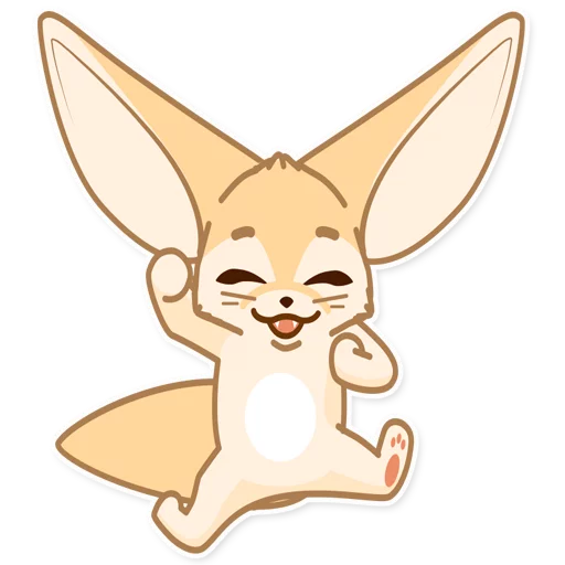 😄 Стикер «Лисёнок Аск» для Telegram