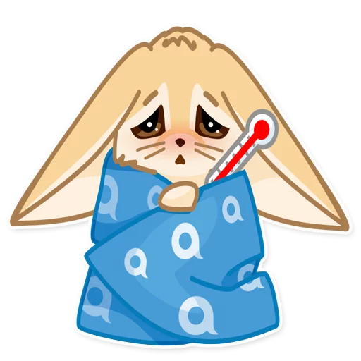 🤒 Стикер «Лисёнок Аск» для Telegram