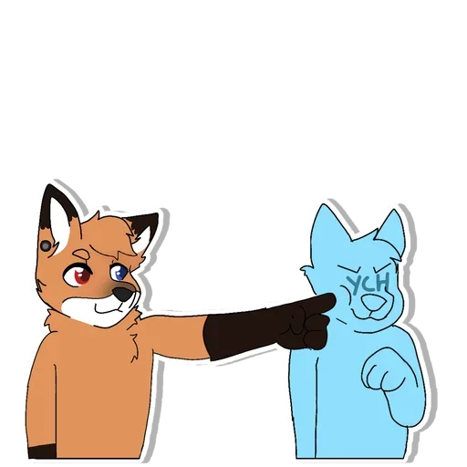 👉 Стикер «Fox Stickers» для Telegram