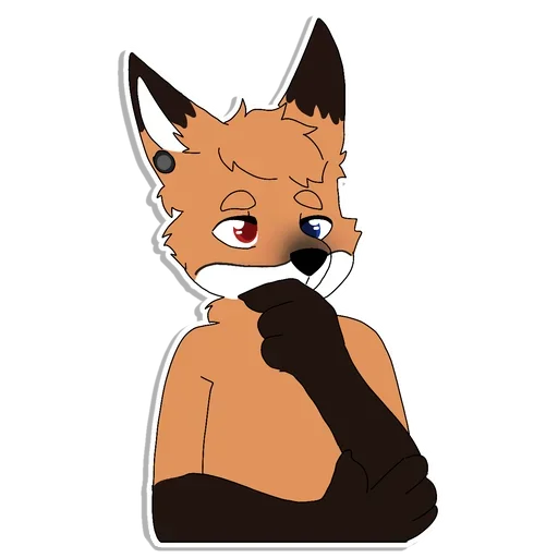 🤫 Стикер «Fox Stickers» для Telegram