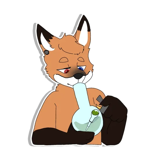 ⬆️ Стикер «Fox Stickers» для Telegram