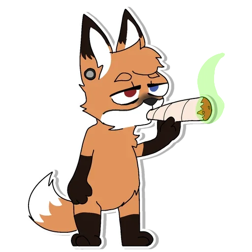 🚬 Стикер «Fox Stickers» для Telegram