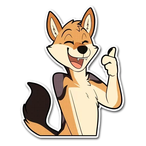 🤨 Стикер «Fox and Hugs» для Telegram