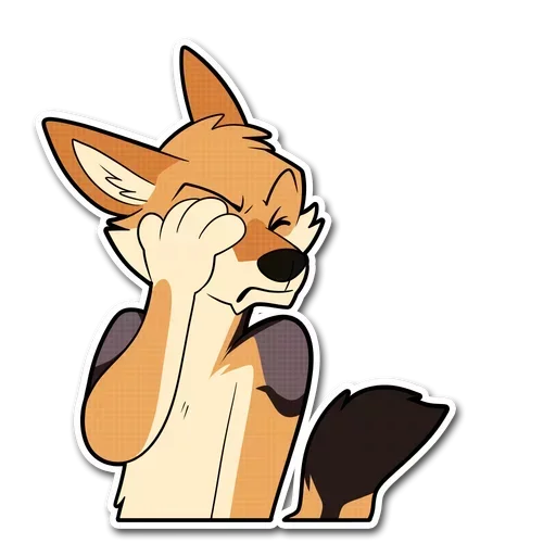 😏 Стикер «Fox and Hugs» для Telegram
