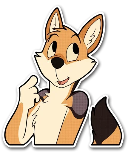 🤓 Стикер «Fox and Hugs» для Telegram