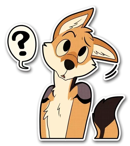 😙 Стикер «Fox and Hugs» для Telegram