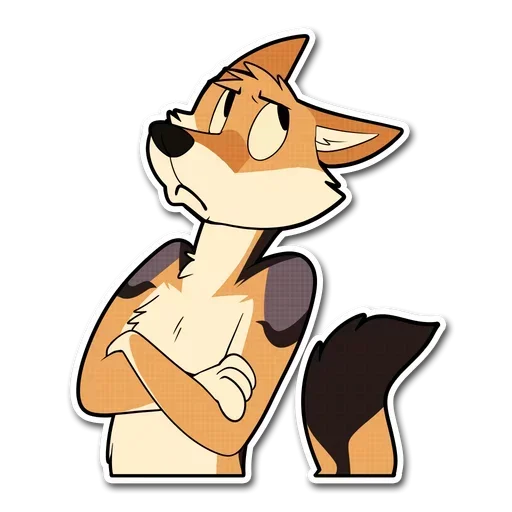 🤪 Стикер «Fox and Hugs» для Telegram