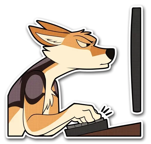 🤨 Стикер «Fox and Hugs» для Telegram