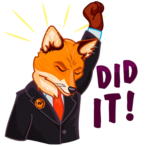 😎 Стикер «Foxcon_verif» для Telegram