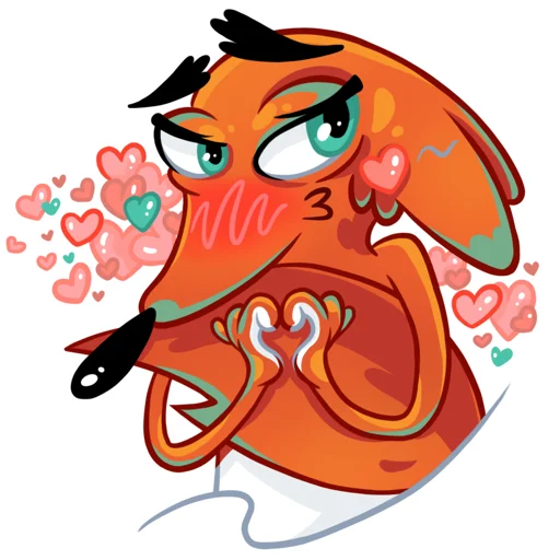 😘 Стикер «FOXDIZIGNER» для Telegram