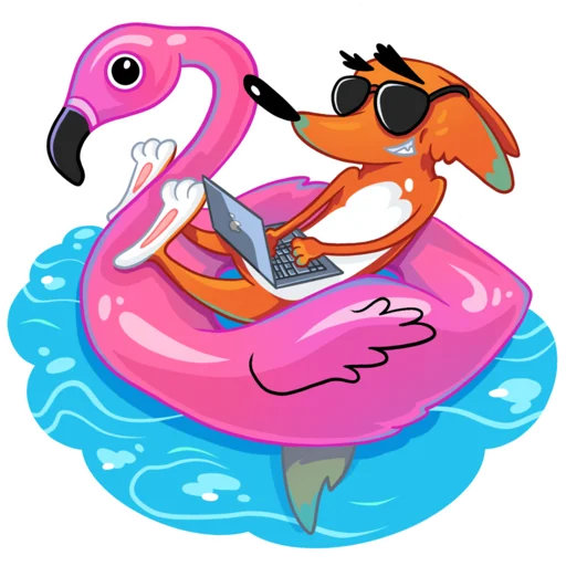 😎 Стикер «FOXDIZIGNER» для Telegram