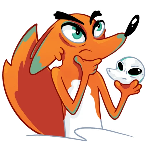 🤔 Стикер «FOXDIZIGNER» для Telegram