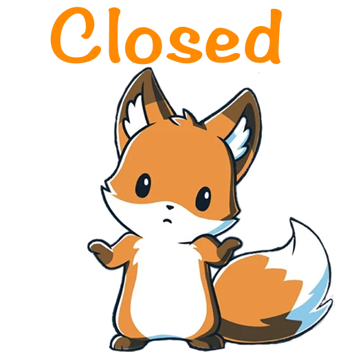 ⛔️ Стикер «Fox Drop» для Telegram