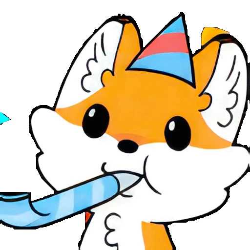 🥳 Стикер «Vicksy Fox» для Telegram